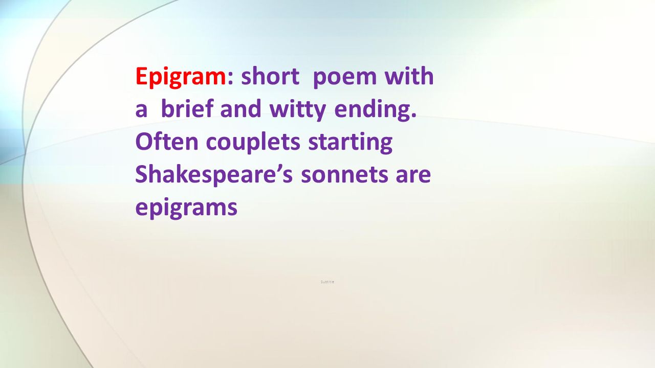 What is an epigram Meaning and Definition 12 What is an epigram Meaning and Definition 83