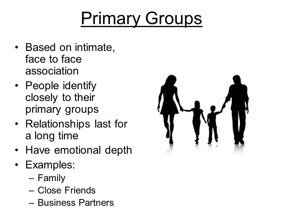 primary group sociology