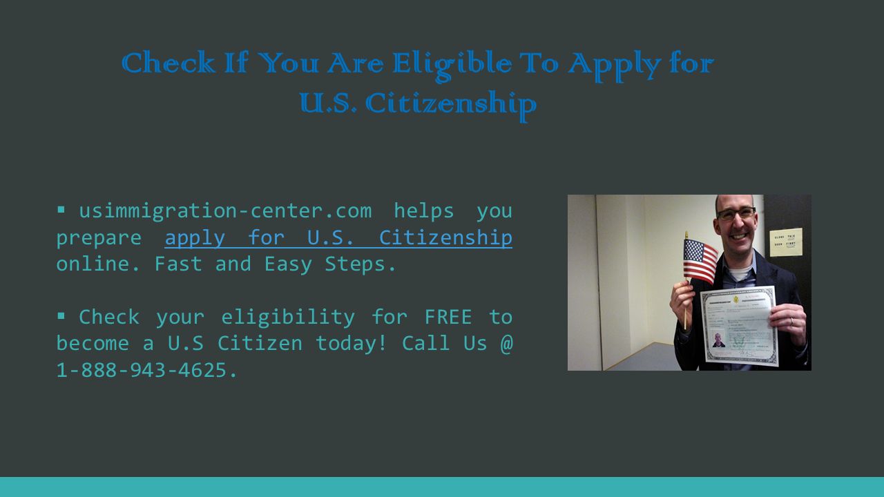 Check If You Are Eligible To Apply for U.S.