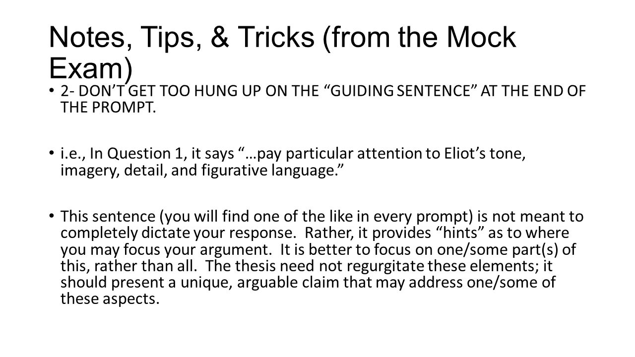 Ap literature essay help