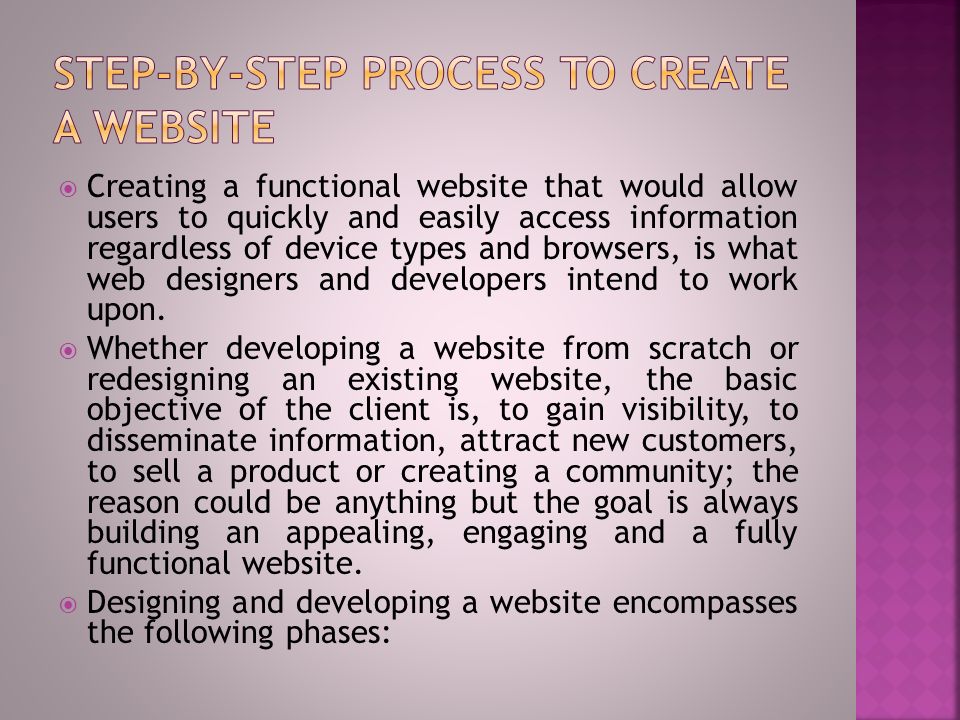  Creating a functional website that would allow users to quickly and easily access information regardless of device types and browsers, is what web designers and developers intend to work upon.
