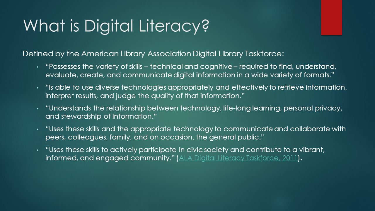 the accessibility of online courses with digital literacy cameron