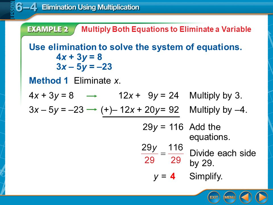 Splash Screen Essential Question How Do You Solve A System Of Equations Using Elimination Ppt Download