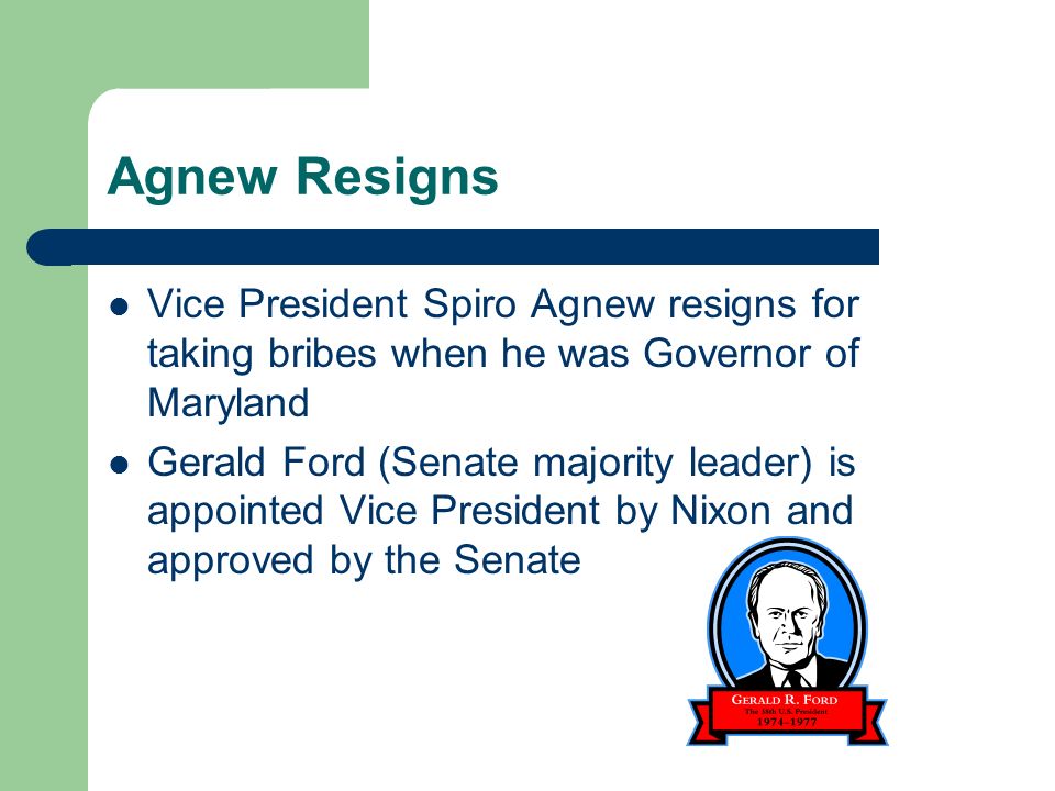 Image result for vice president spiro agnew resigns