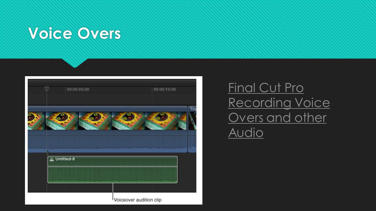 record audio final cut pro