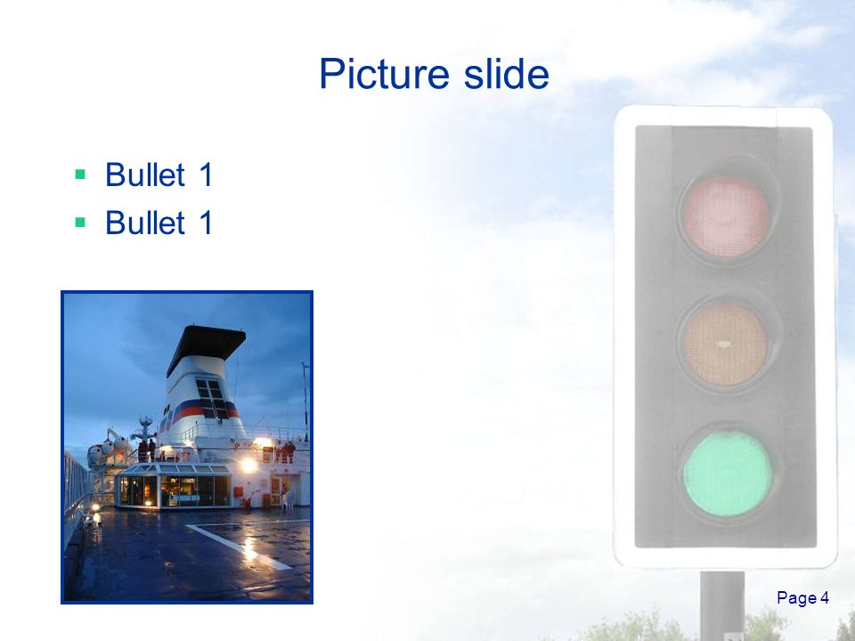 Page 4 Picture slide  Bullet 1