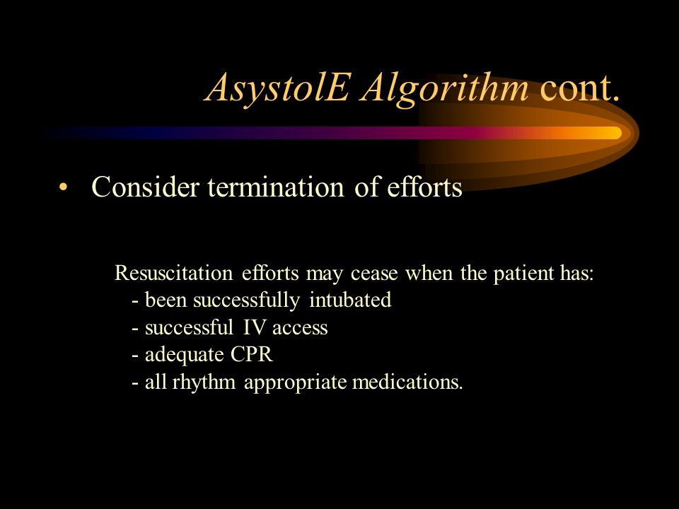 Meaning asystole Difference between