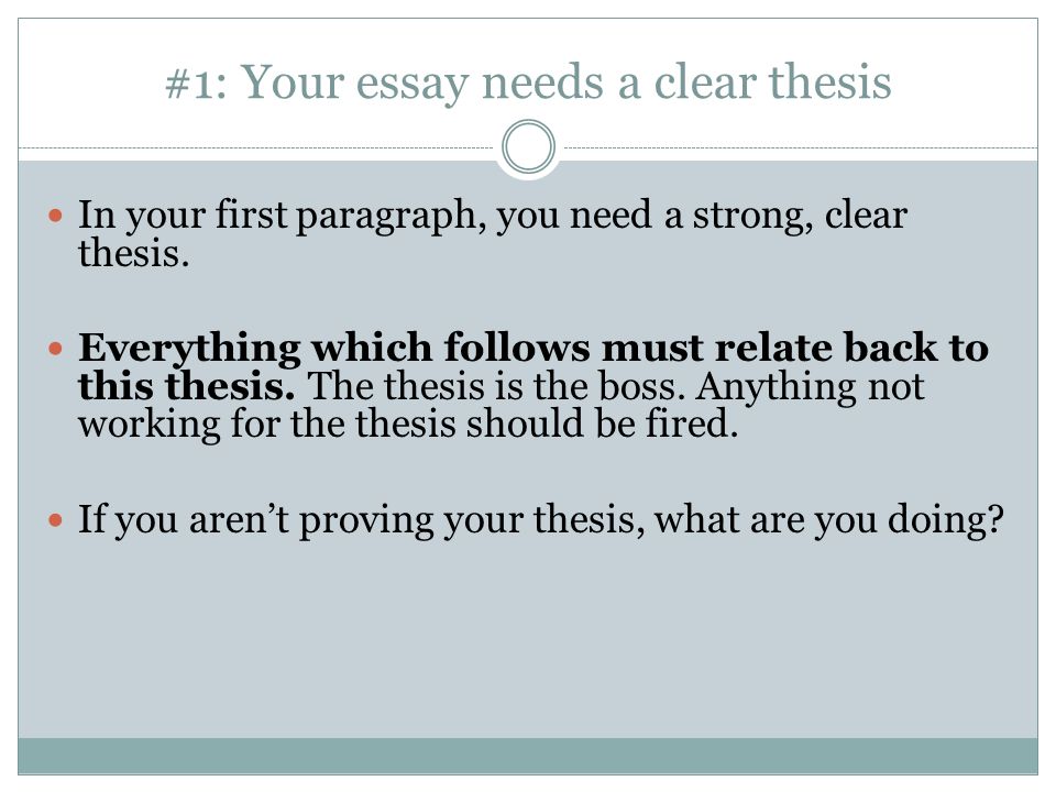 Guide to writing a synthesis essay