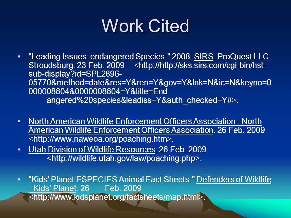 Endangered Species By Jenna Warner And Christina Savage Ppt Download
