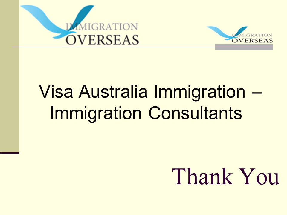 Thank You Visa Australia Immigration – Immigration Consultants