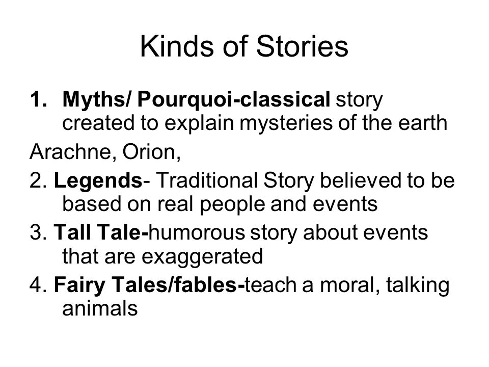 Characteristics of Folk Tales 1. Told orally from one generation to  generation 2. Usually a happy ending 3. Can involve talking animals 4.  Characters go. - ppt download