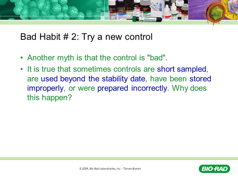 Bio Rad Quality Control Chart