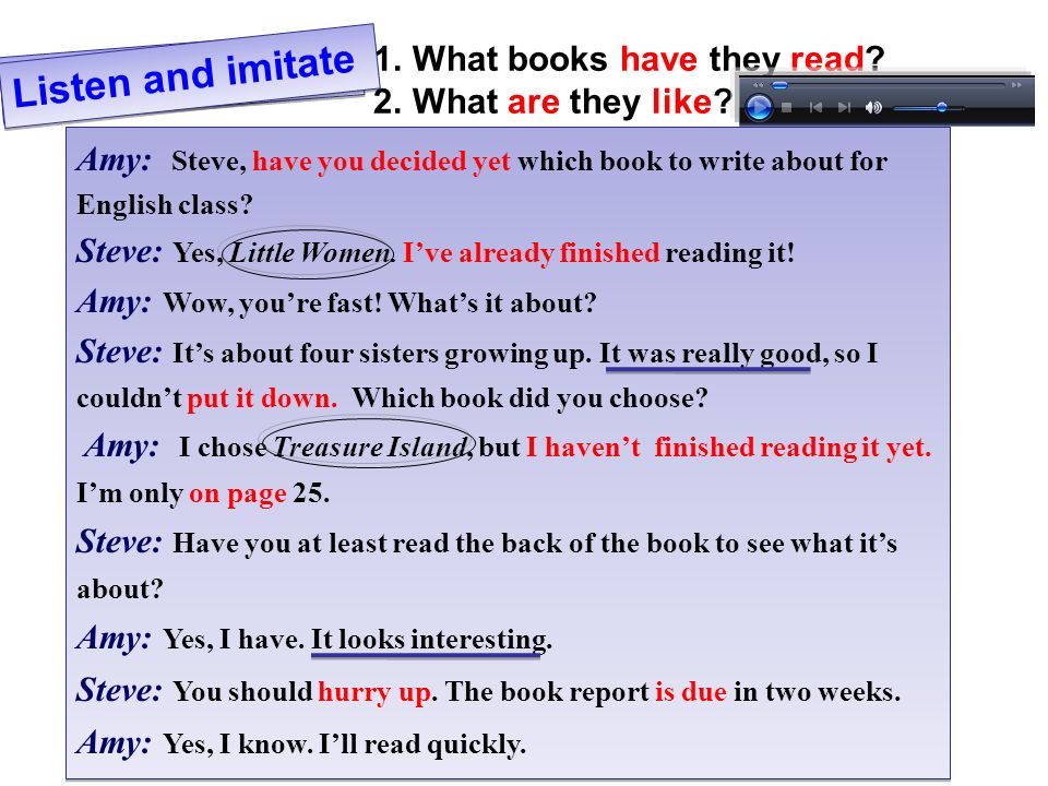 In which class do you read deals