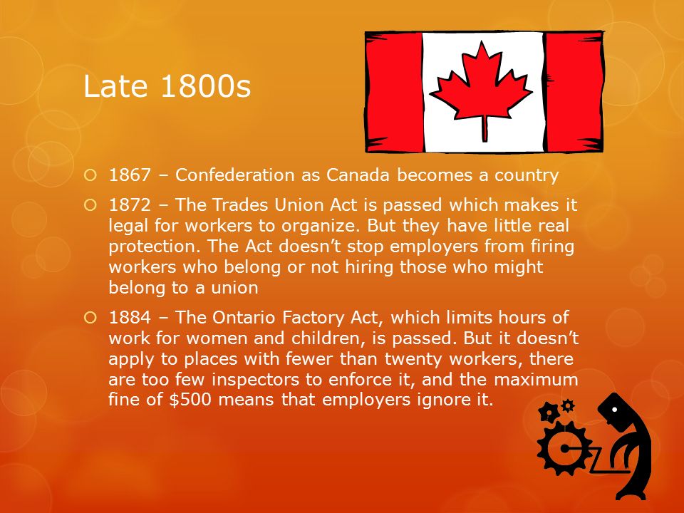 A Brief History of Labour Unions in Canada & The Role of Labour Unions Cooperative Education Pre-Place Orientation Ms. Wilson-Clark. - ppt download