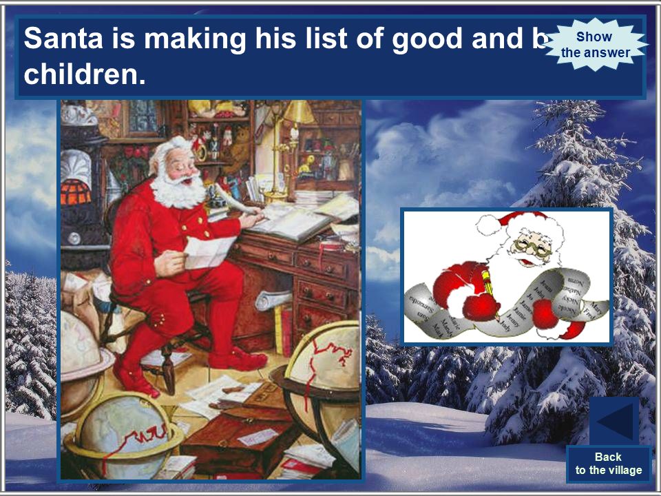 Santa santa where