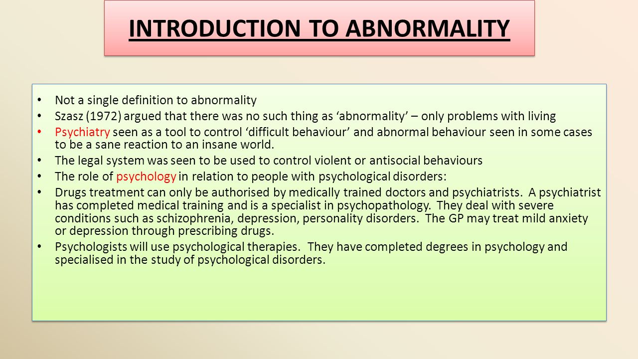 paper 2: psychopathology specification: 1. definitions of