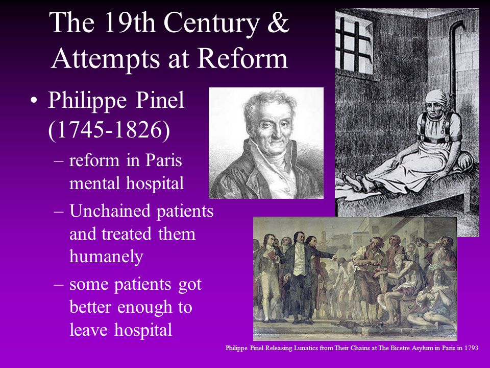 History of Treatment Module 70. History of Treatment What to do with the severely disturbed? –middle Ages to 17th century madness = in league with devil. - ppt download