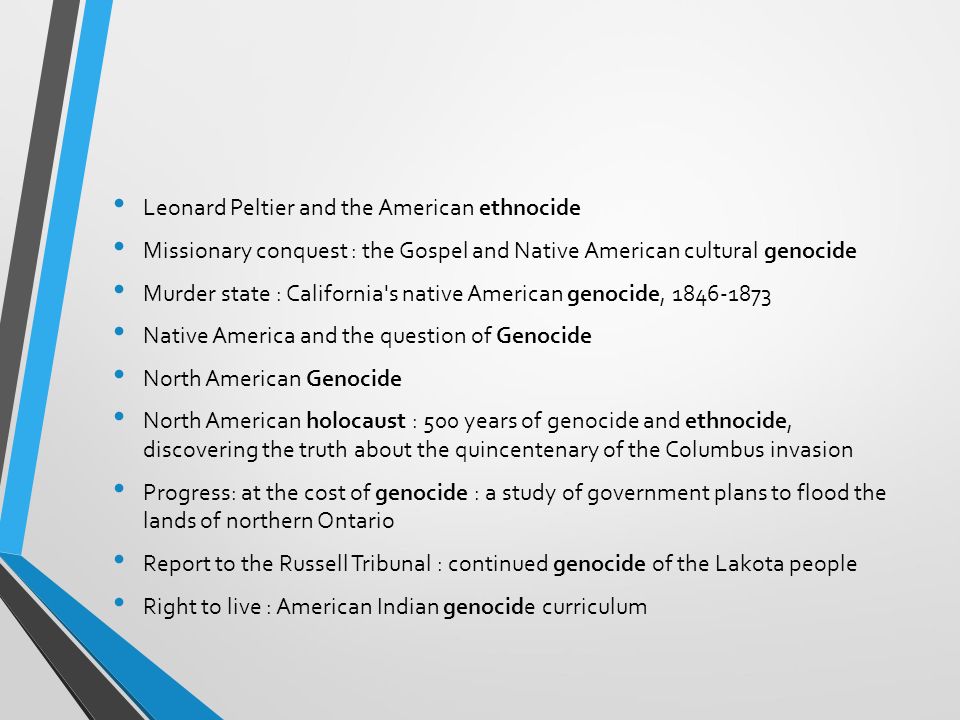 Missionary Conquest: The Gospel and Native American Cultural Genocide