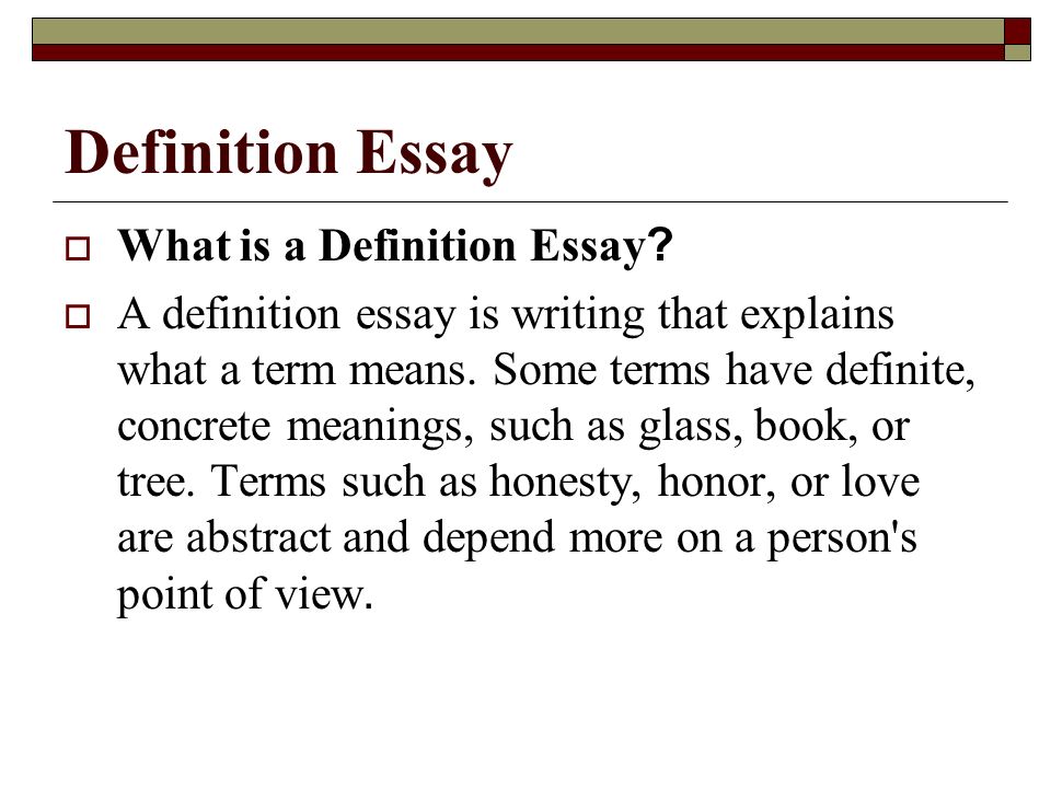 define essay writing