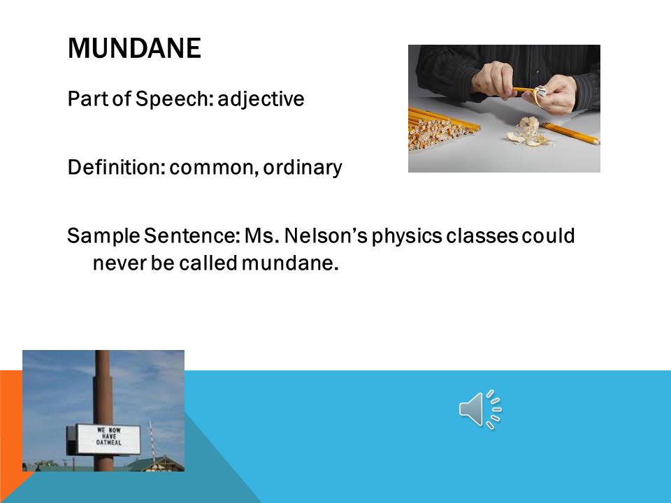 Mundane meaning