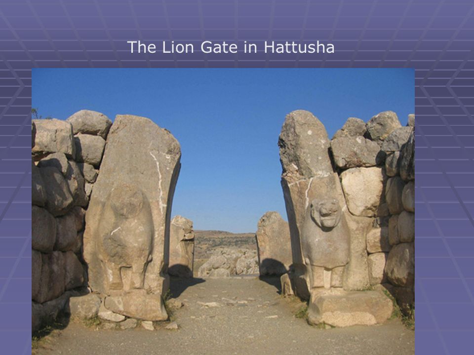The Lion Gate in Hattusha