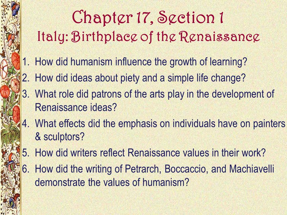how did humanism influence renaissance painting and sculpture