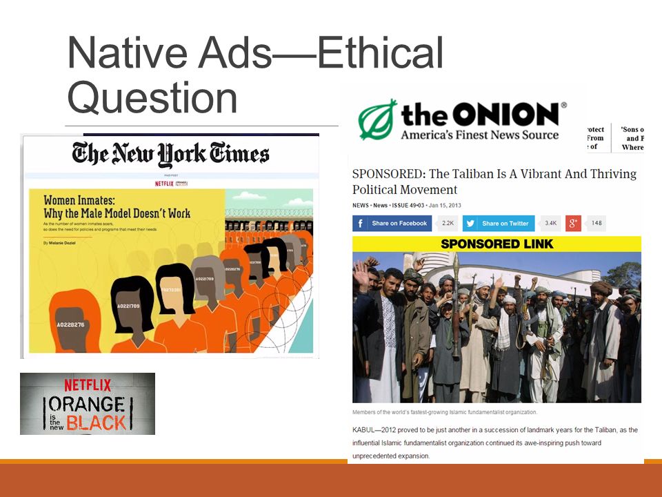 Native Ads—Ethical Question