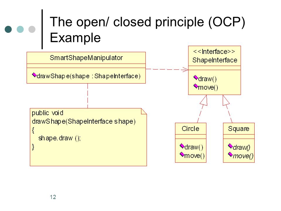 Open example