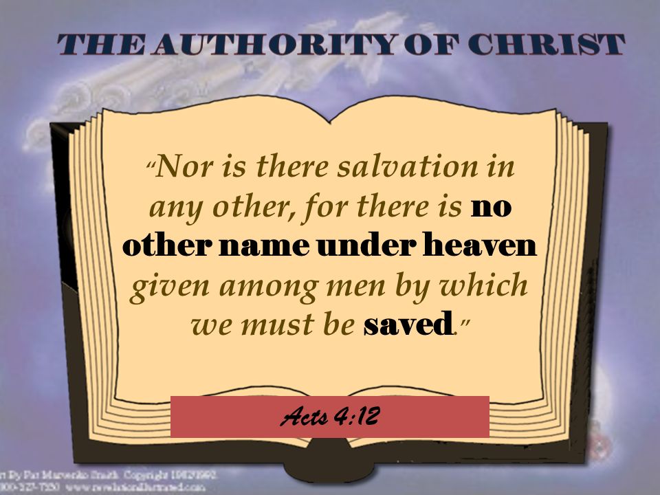 Introduction 1 Acts 4 12 Authority And Salvation Is In Only One Name We Must Submit To Receive Salvation Ppt Download Introduction 1 Acts 4 12 Authority And Salvation Is In Only One Name We Must Submit To Receive Salvation Ppt Download
