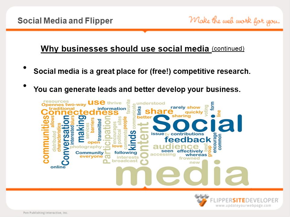 Social Media and Flipper Social media is a great place for (free!) competitive research.