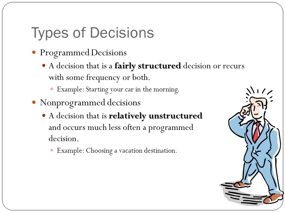programmed decision making
