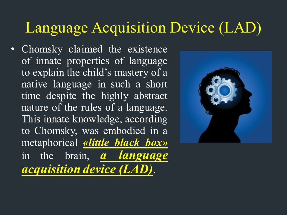 chomsky language acquisition device