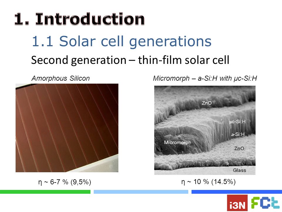 Solar cell generations First generation. - ppt download