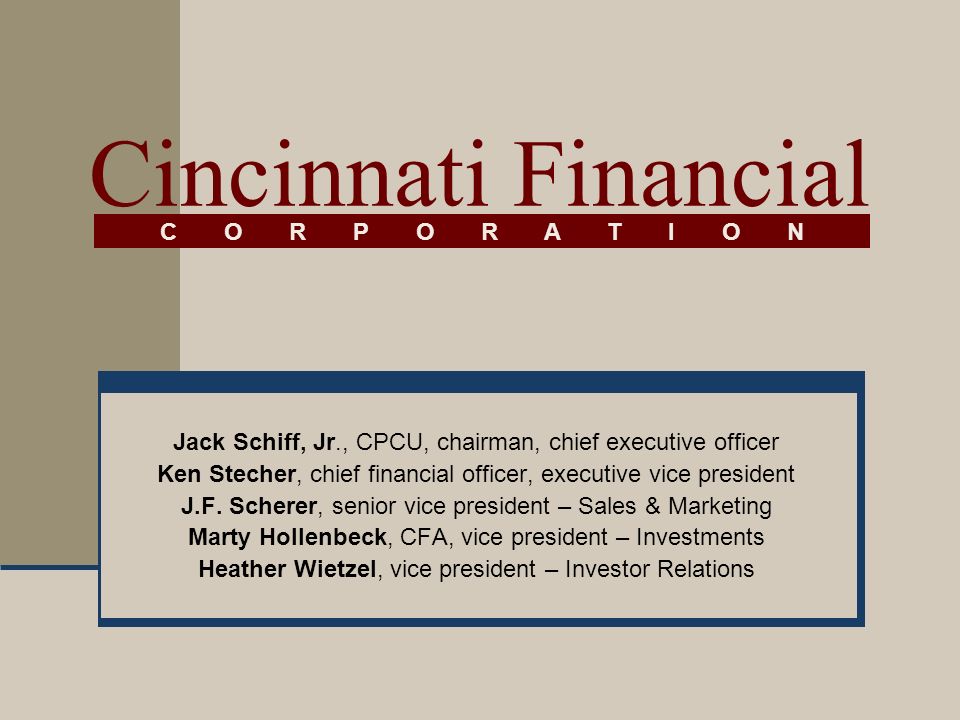 Cincinnati financial investor relations forex profit matrix system download
