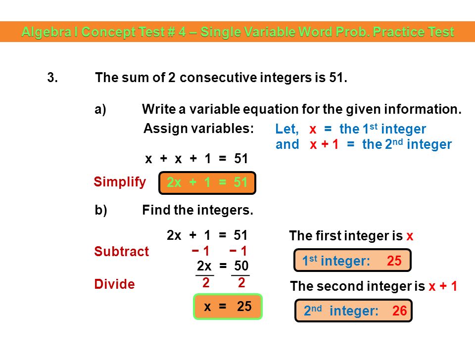 1 A Translate The Equation Eight More Than Three Times A Number Is 3x 8 3x 12 8 X B Solve The Equation 3x 8 Subtract Ppt Download
