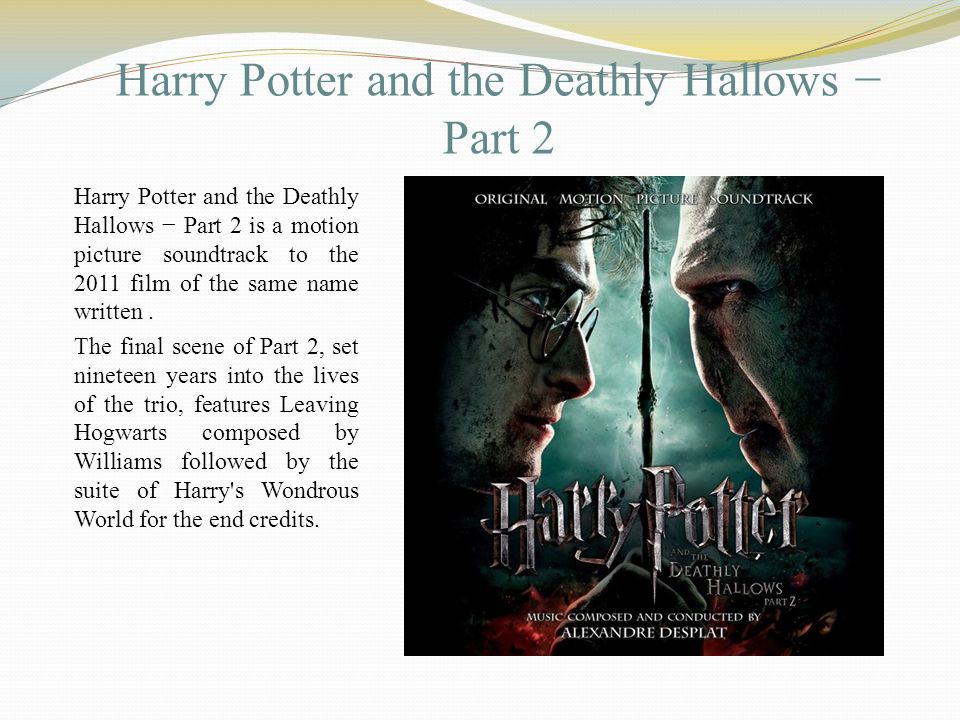 harry potter deathly hallows part 2 soundtrack