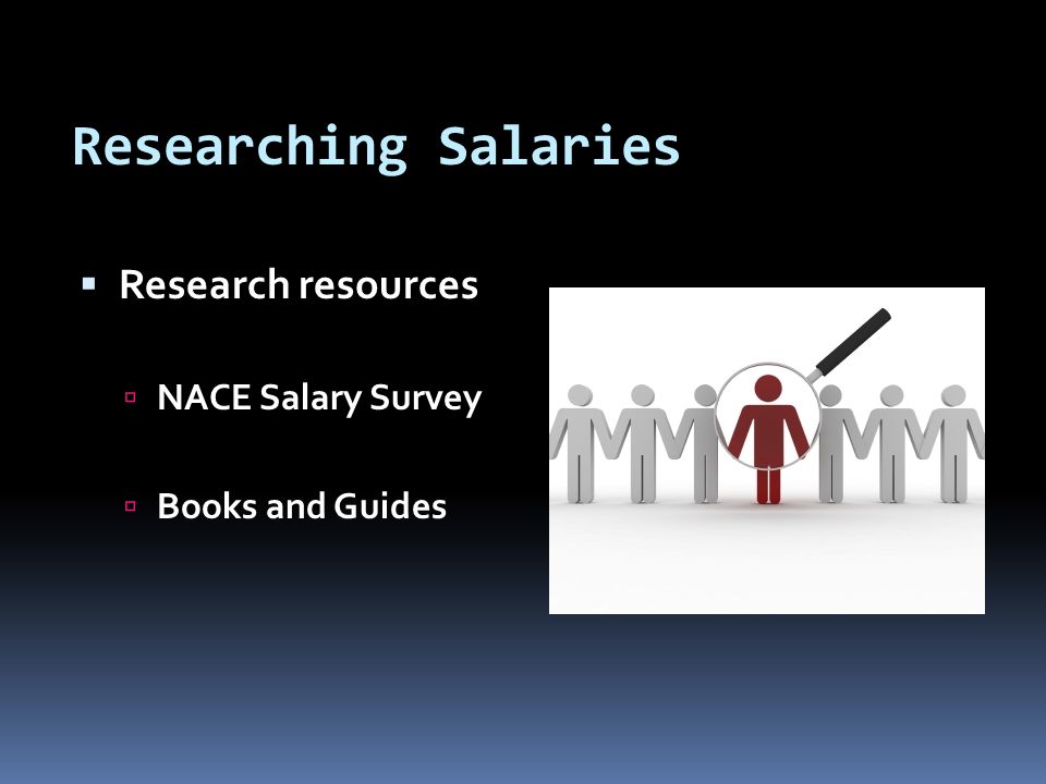 Salary Research Salaries in your field Consider your Experience Don’t Talk About How Much Your Bills Are Talk About The Salary You Deserve Be Flexible Check Out: