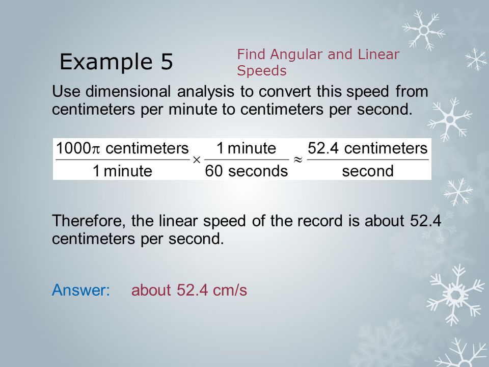 Example 4 Cm S Find Angular And Linear S Ds Use Dimensional Example 4 Cm S Find Angular And Linear S Ds Use Dimensional