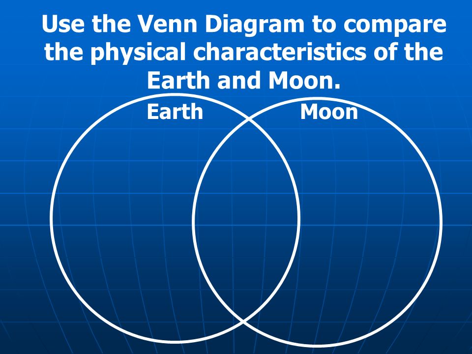 earth and moon comparison how the earth and moon are the same ppt earth and moon venn diagram