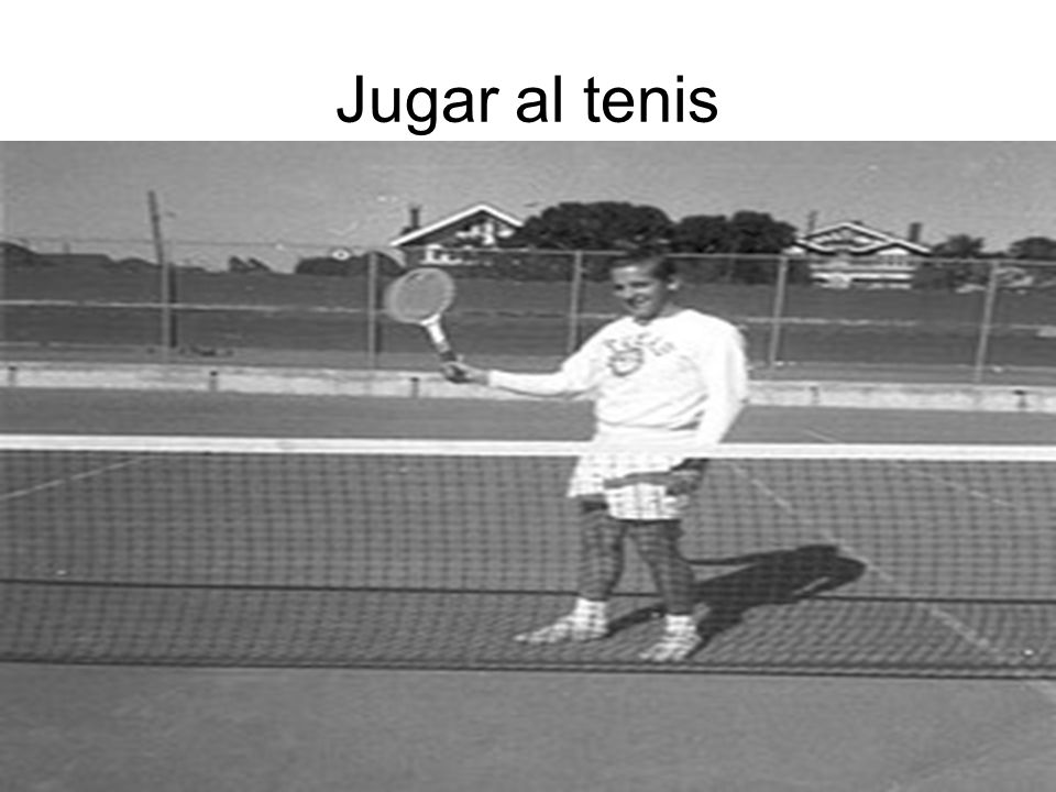 Jugar al tenis