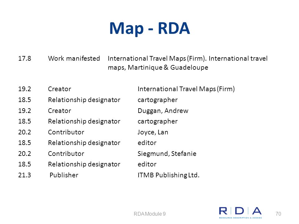 Map - RDA 17.8Work manifestedInternational Travel Maps (Firm).