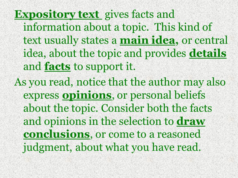 Image result for expository text