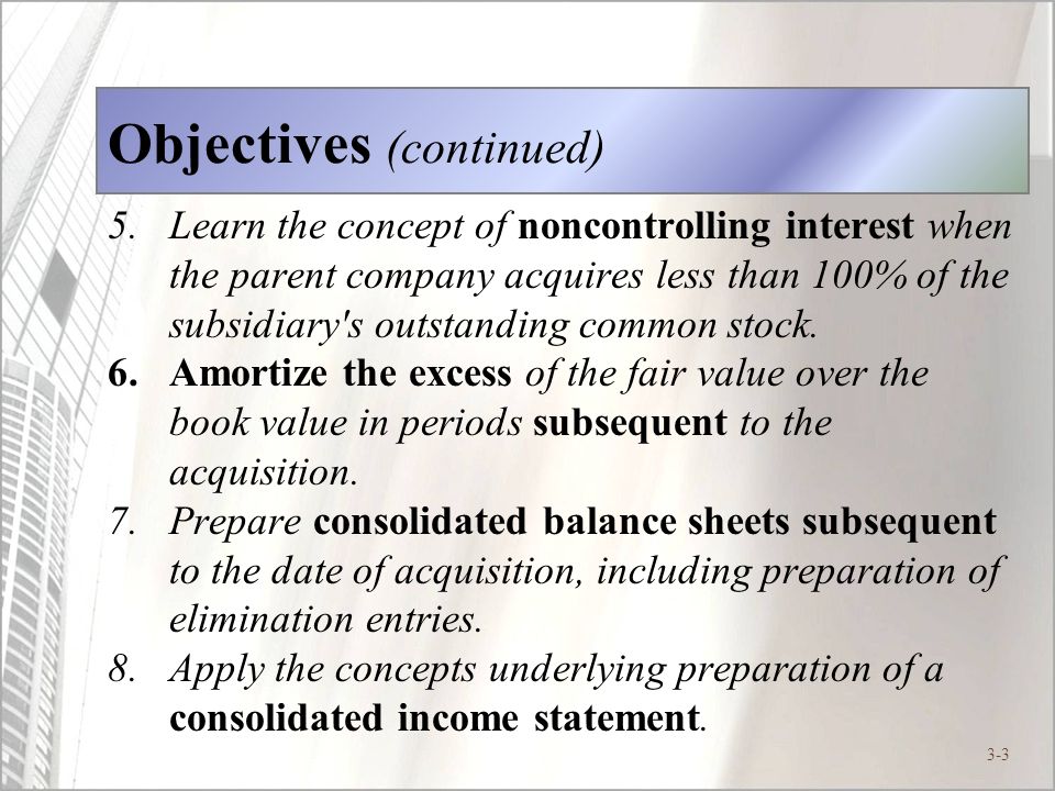 3 1 chapter an introduction to consolidated financial statements ppt download depreciation in profit and loss statement what is shareholder equity a balance sheet