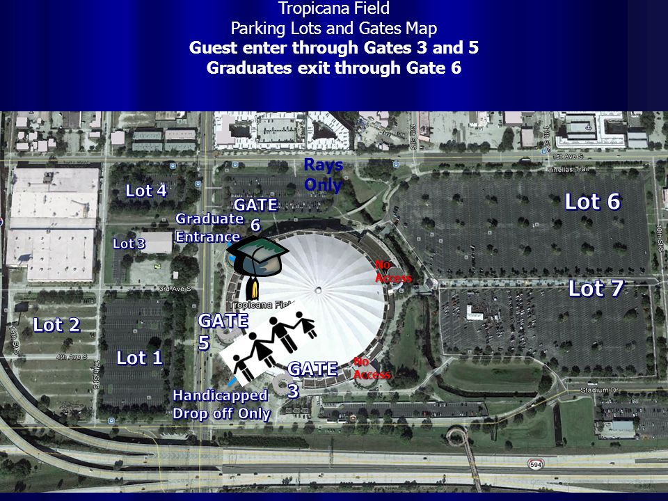 tropicana field parking map Class Of 2016 Graduation Ceremony East Lake High School Ppt