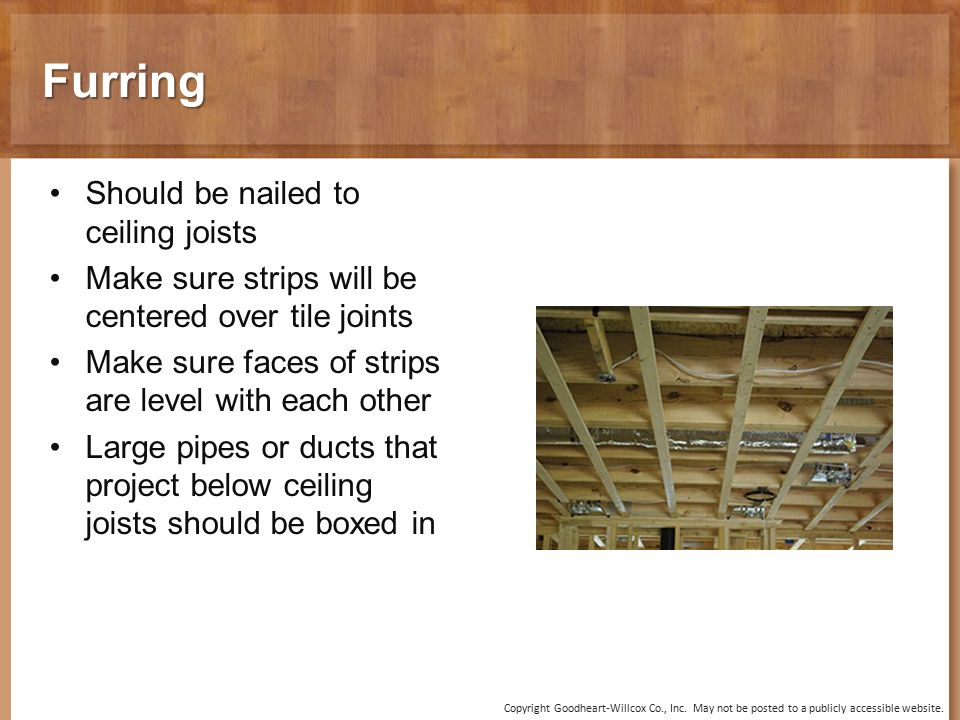 Chapter 18 Interior Wall And Ceiling Finish Copyright