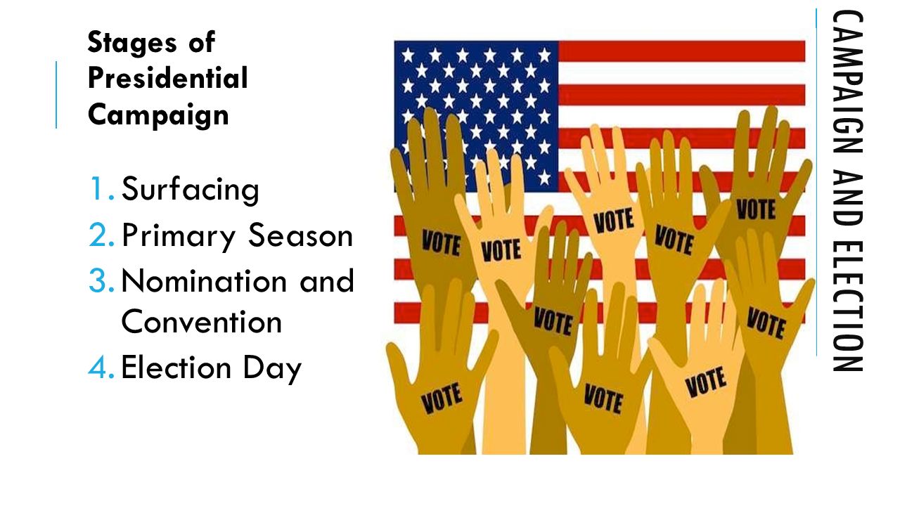 Describe the stages of the electoral process with an explanation of each individual Describe the stages of the electoral process with an explanation of each individual