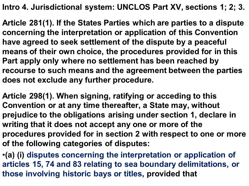 The South China Sea Arbitration Award On Jurisdiction And Admissibility ...