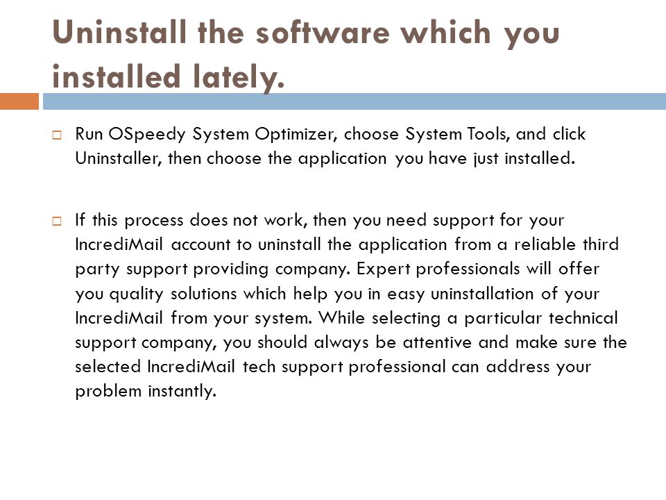 Uninstall the software which you installed lately.