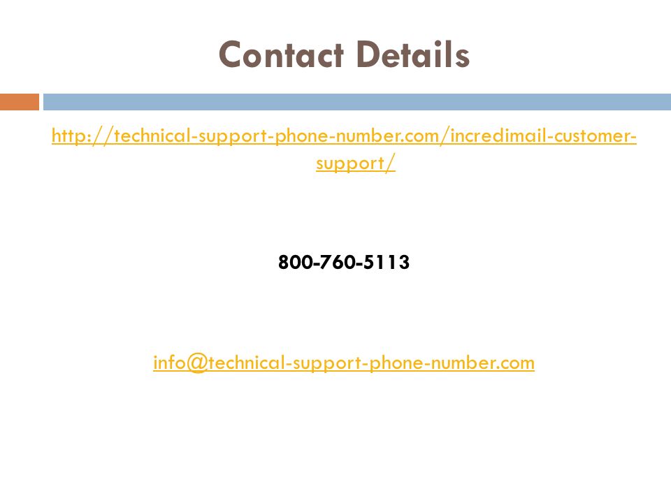 Contact Details   support/