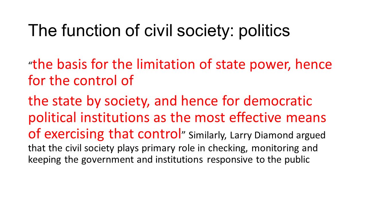 Society and State Society and State